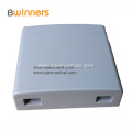 2 Ports Mini Fiber Optic Faceplate